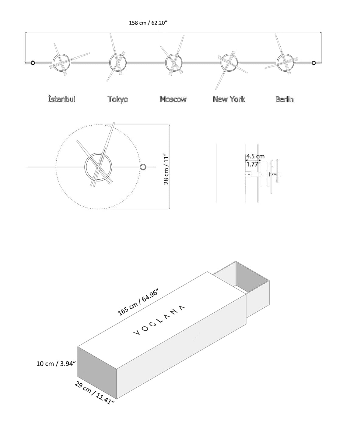 Size chart for Dritto 5
