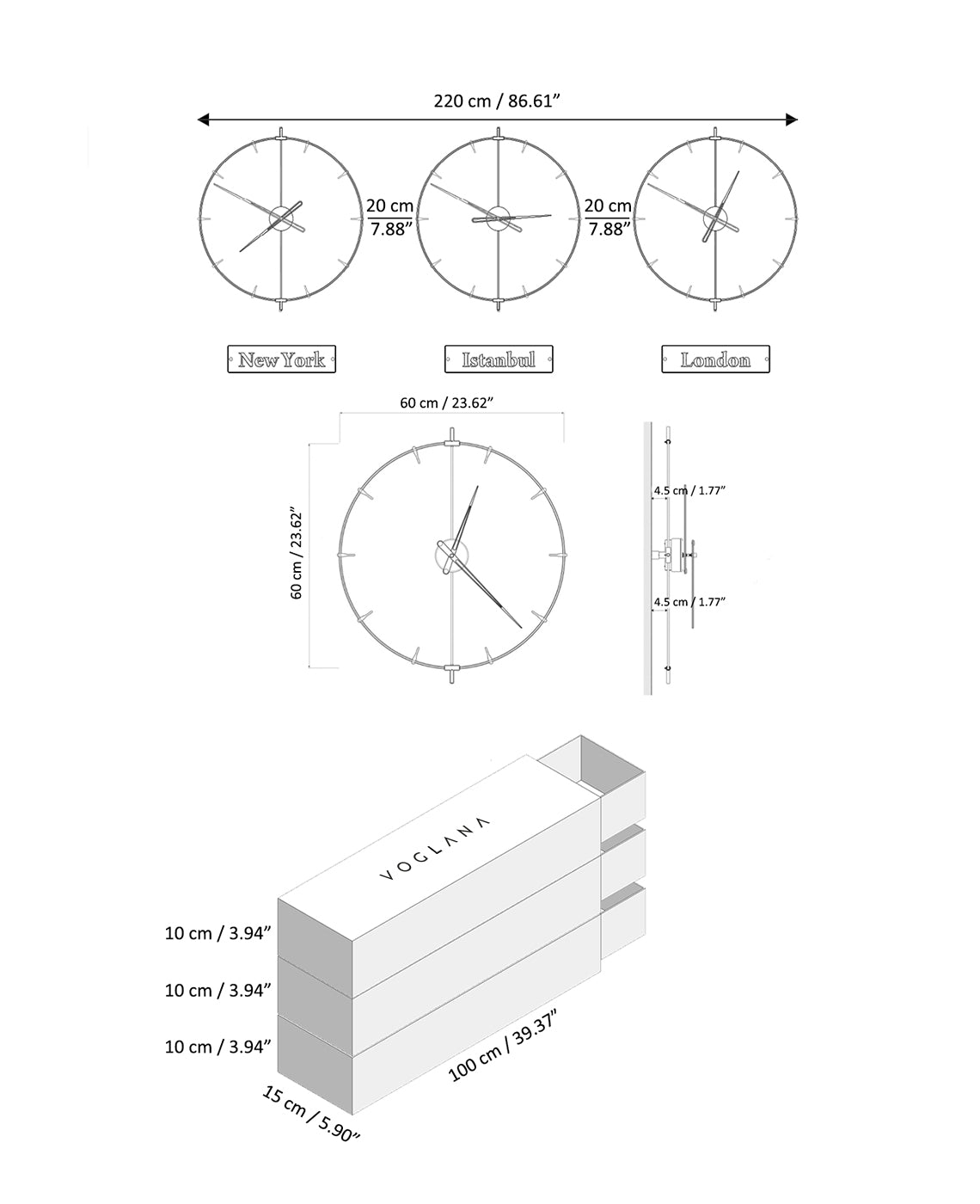 Size chart for Santano Puo 3